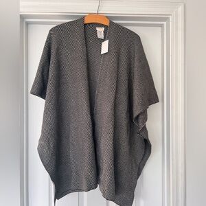 NWT J. Crew  Herringbone Shawl